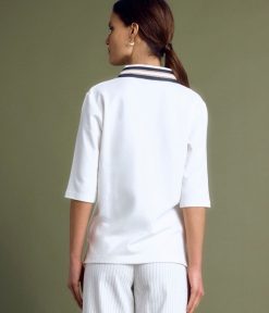 Devernois Hauts Et Chemises | Polo En Jersey De Viscose