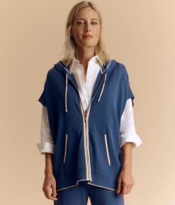 Devernois Engrener | Cardigan Oversize En Jersey De Viscose Stretch