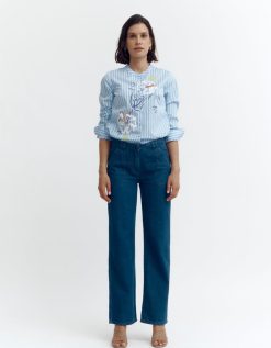 Devernois Pantalon | Jean Large Delave