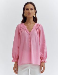 Devernois Hauts Et Chemises | Blouse Smockee