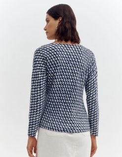 Devernois Engrener | Pull En Maille Imprime