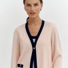 Devernois Engrener | Cardigan En Tricot Cotele