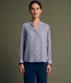 Devernois Hauts Et Chemises | Blouse Fluide En Crepe De Viscose