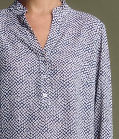 Devernois Hauts Et Chemises | Blouse Fluide En Crepe De Viscose