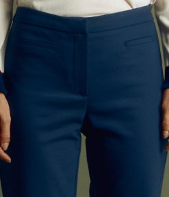 Devernois Pantalon | Pantalon 7/8Eme En Satin De Coton