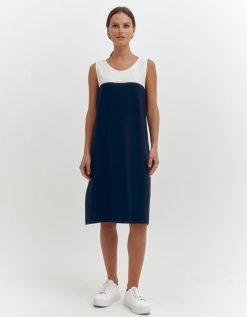 Devernois Engrener | Robe En Tricot Color Block