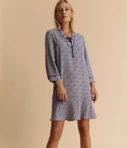 Devernois Robes Et Jupes | Robe Nuisette Imprimee