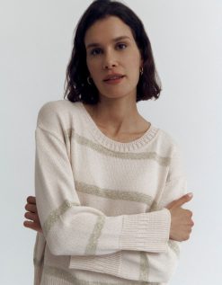 Devernois Engrener | Pull En Tricot Raye