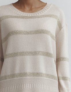 Devernois Engrener | Pull En Tricot Raye