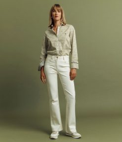 Devernois Pantalon | Jean Evase En Coton Extensible