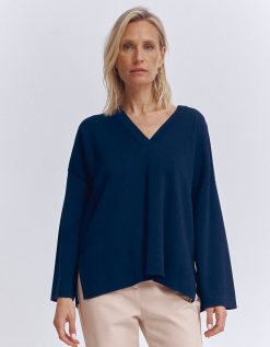 Devernois Engrener | Pull Surdimensionne En Laine Merinos