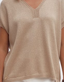 Devernois Engrener | Pull En Tricot A Manches Courtes