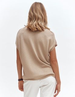 Devernois Engrener | Pull En Tricot A Manches Courtes