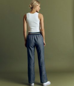 Devernois Pantalon | Pantalon En Serge De Lin