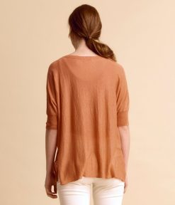 Devernois Engrener | Pull Fluide Oversize En Jersey De Lin