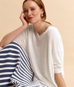 Devernois Engrener | Pull Fluide Oversize En Jersey De Lin