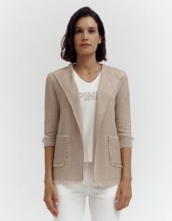 Devernois Engrener | Veste En Tricot Bicolore