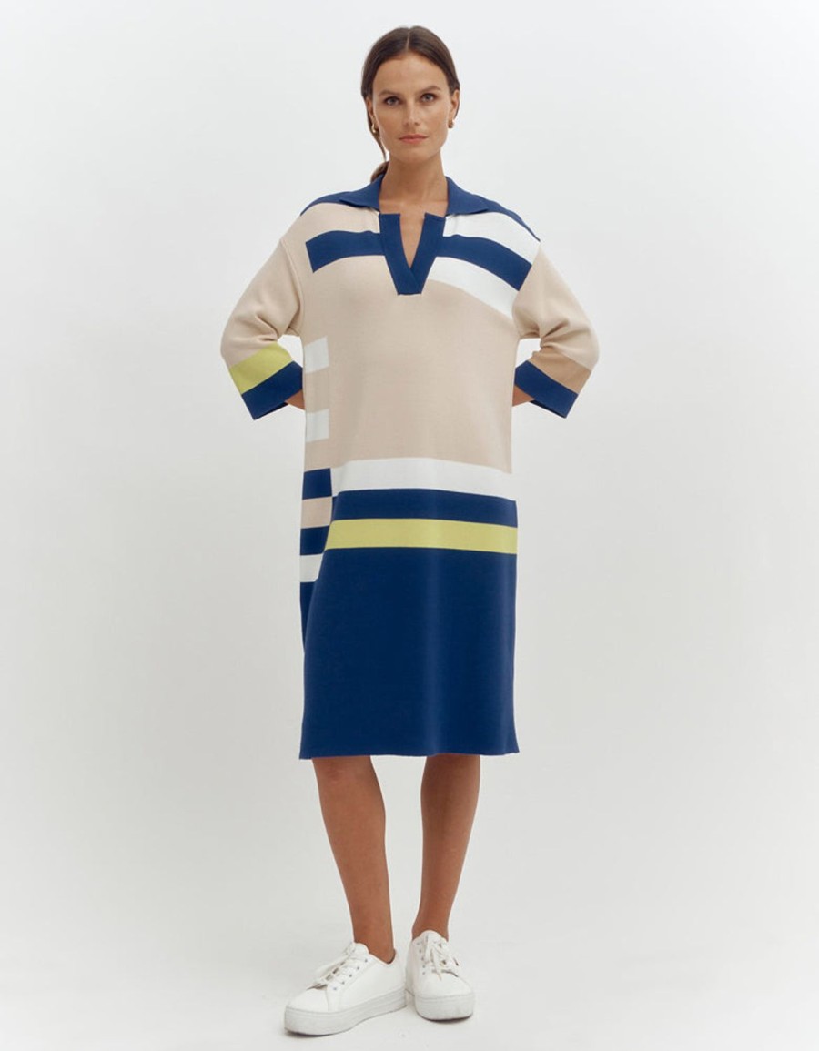 Devernois Engrener | Robe Polo En Tricot