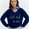 Devernois Engrener | Pull En Tricot Brode