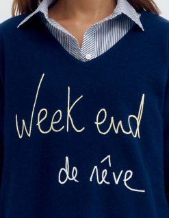 Devernois Engrener | Pull En Tricot Brode